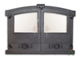 Печное литье: Печные дверцы Greece 2 (600x430), фото