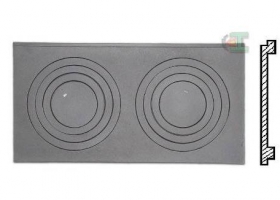 Чугунная варочная плита Halmat P6 (650x385)