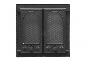 Печное литье: Каминные дверцы Pisla HTT 102 (500x500), фото
