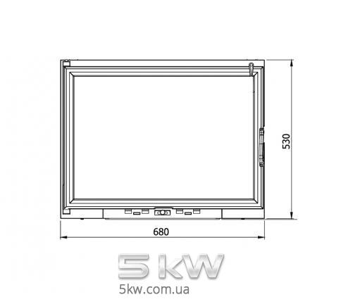 Каминные дверцы Kaw-Met W1 (530x680)