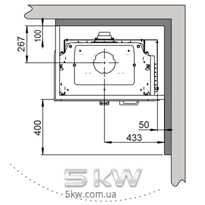 Каминная топка Jotul I 620 FL BP (левая)