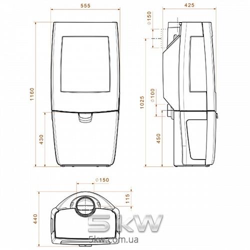 Чугунная печь Dovre Sense 403