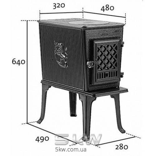 Чугунная печь Jotul F 602 N GD BP