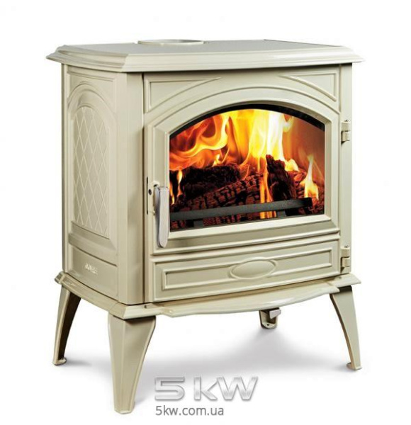 Чугунная печь Dovre 640 WD E8 (кремовая эмаль)