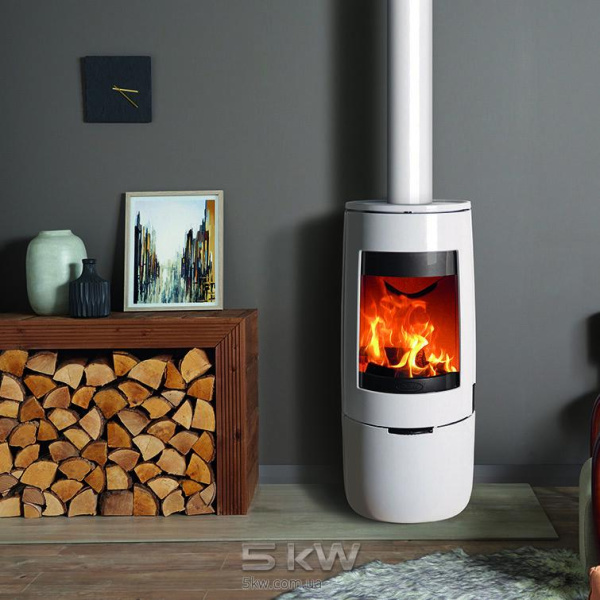 Чугунная печь Dovre Bold 400 E12 (белая эмаль)