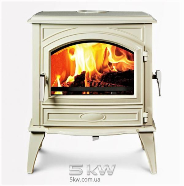 Чугунная печь Dovre 640 WD E8 (кремовая эмаль)